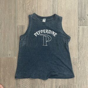 super cute and comfy L blue Pepperdine tank top from Concepts Sport